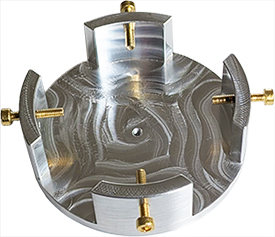 EM-Tec RB77 large round bulk SEM sample holder for up to Ø77mm, pin